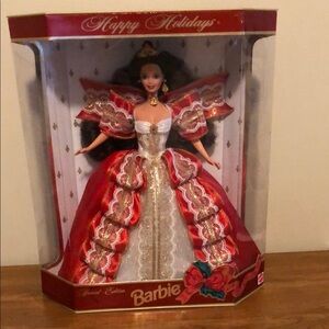 Barbie Holiday Special Edition Doll - Red and Gold
